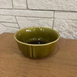 Gien earthenware bowl and ramekin set.