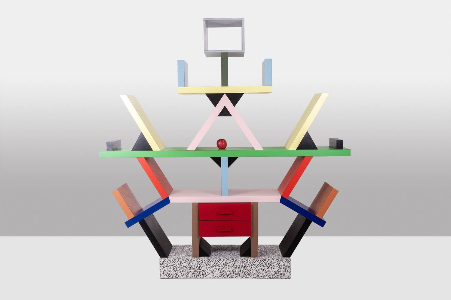 Ettore Sottsass for Memphis. Carlton Library. Year 1981.