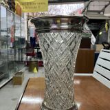 antique crystal vase