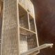 Rattan wall shelf