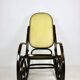 Vintage Brown Rocking Chair by Michael Thonet
