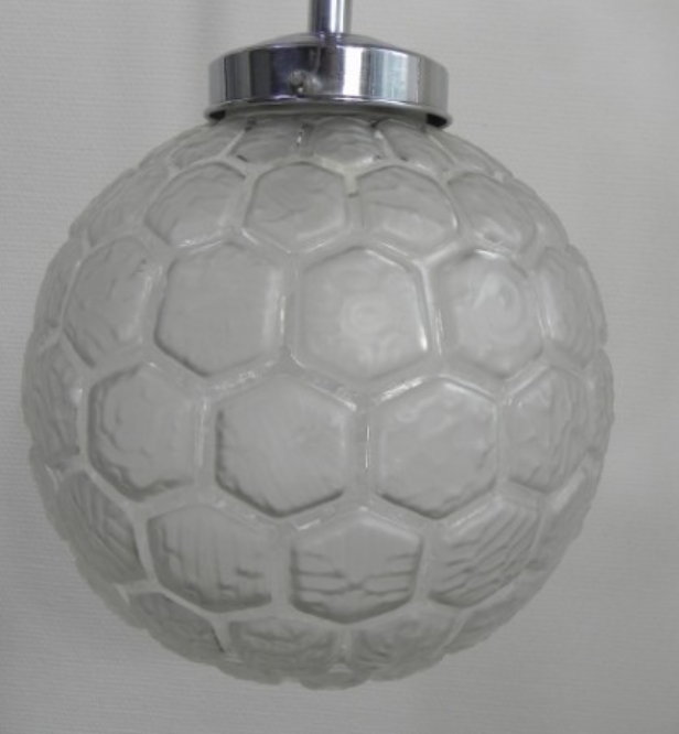 Suspension Deco with round glass ball