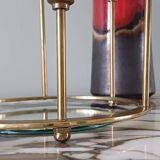 Brass ring candlestick