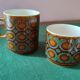 English ceramic mug and cup duo