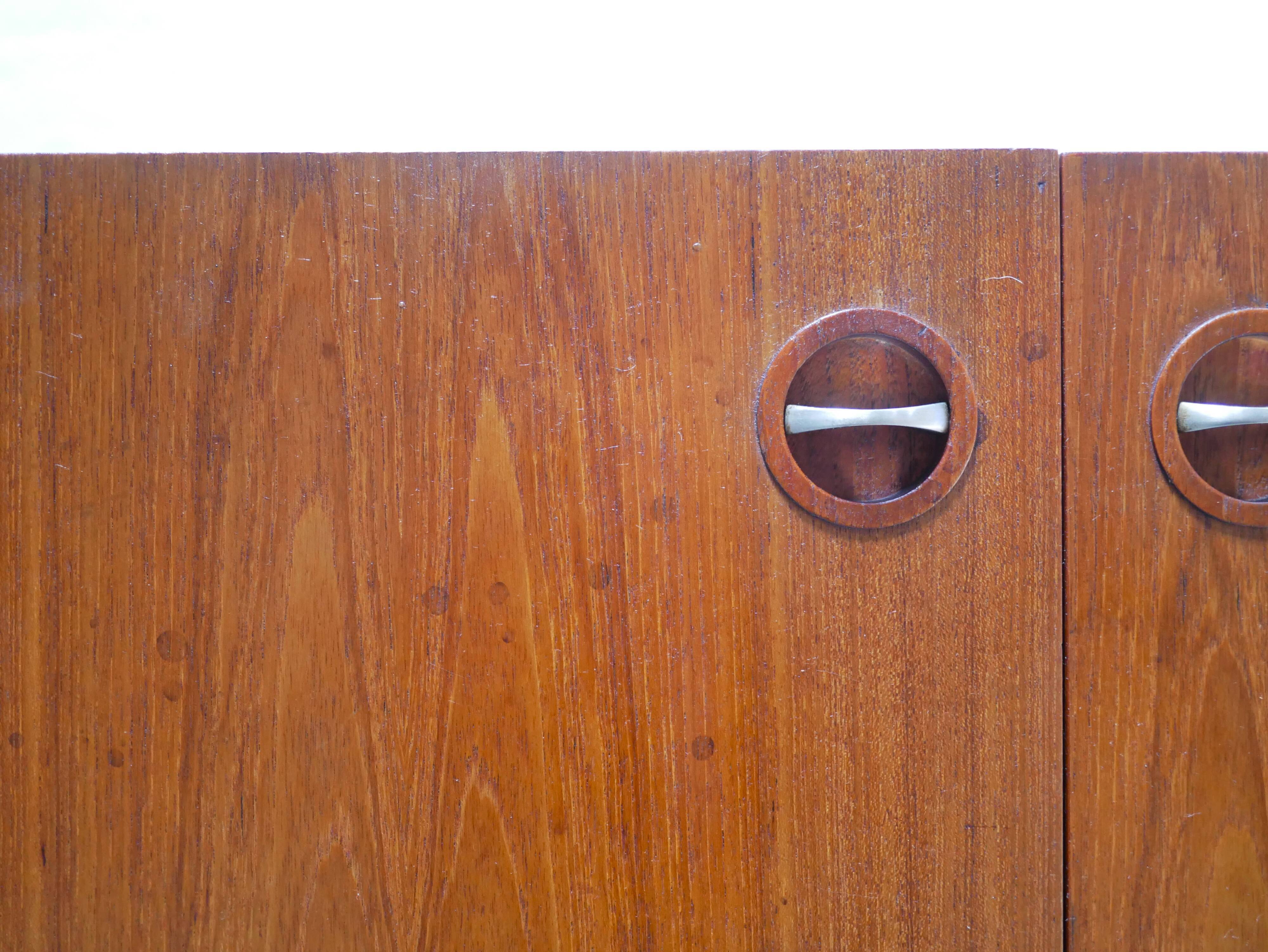 Teak enfilade by Gérard Guermonprez for Magnani editions