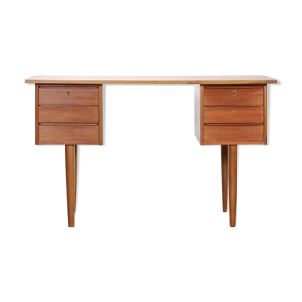 Mid century Danish design desk in teak