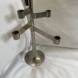 60s Scandinavian style metal candle holder