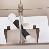 Romeo Rega Hollywood Regency Style Table Lamp in Brass and Chrome
