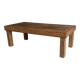 Brutalist rectangular coffee table - vintage 1960s