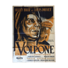 Cinema poster "Volpone" Louis Jouvet, Harry Baur 120x160cm 1950