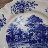 2 Sarreguemines Romantic model dessert plates