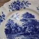 2 Sarreguemines Romantic model dessert plates
