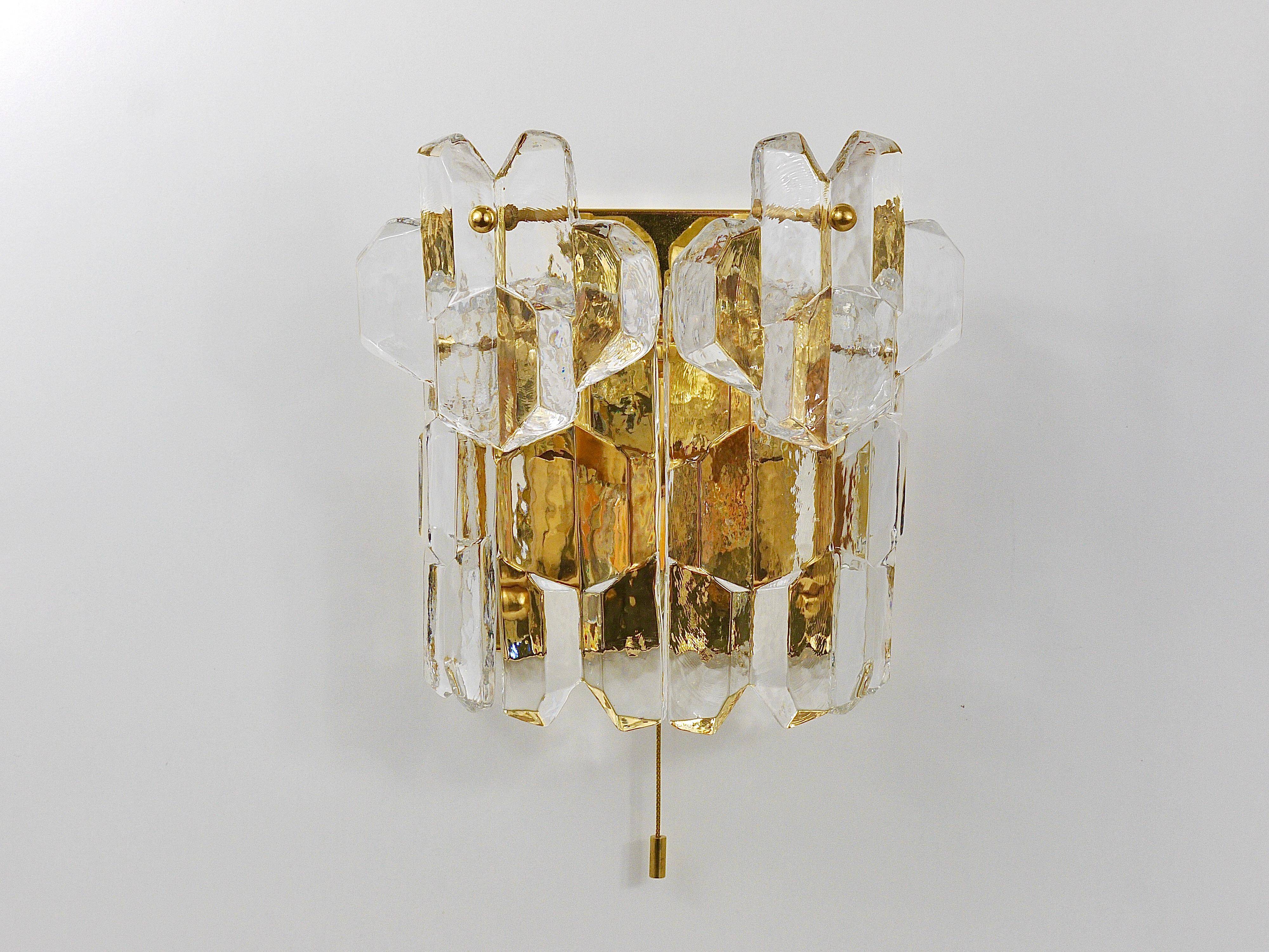 Palazzo Grand Model Wall Light by J.T. Kalmar - 1970