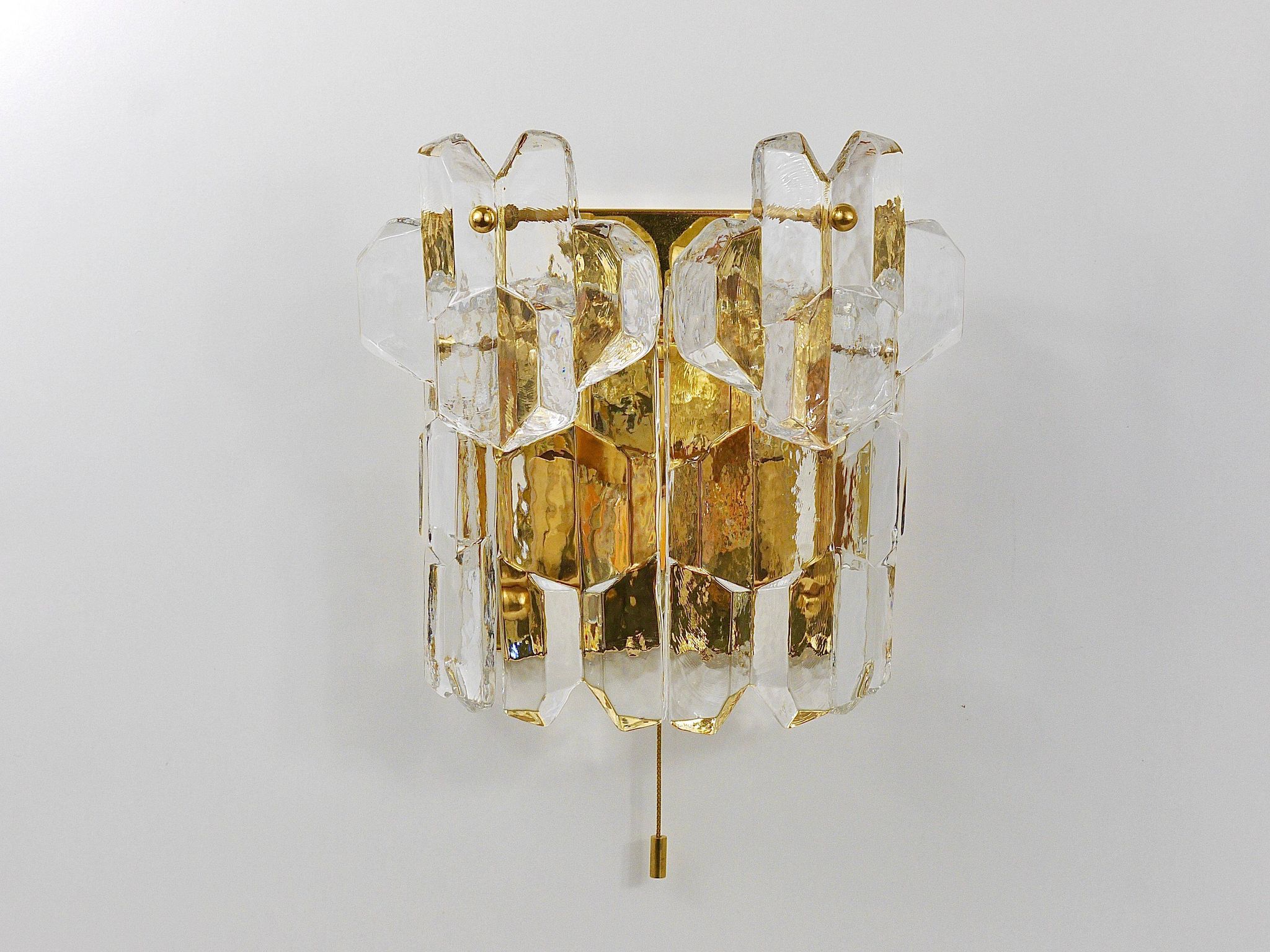 Palazzo Grand Model Wall Light by J.T. Kalmar - 1970