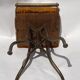 Victorian English brass piano cello music stool attributed to CH Hare