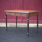 Table or desk Louis Philippe with two drawers