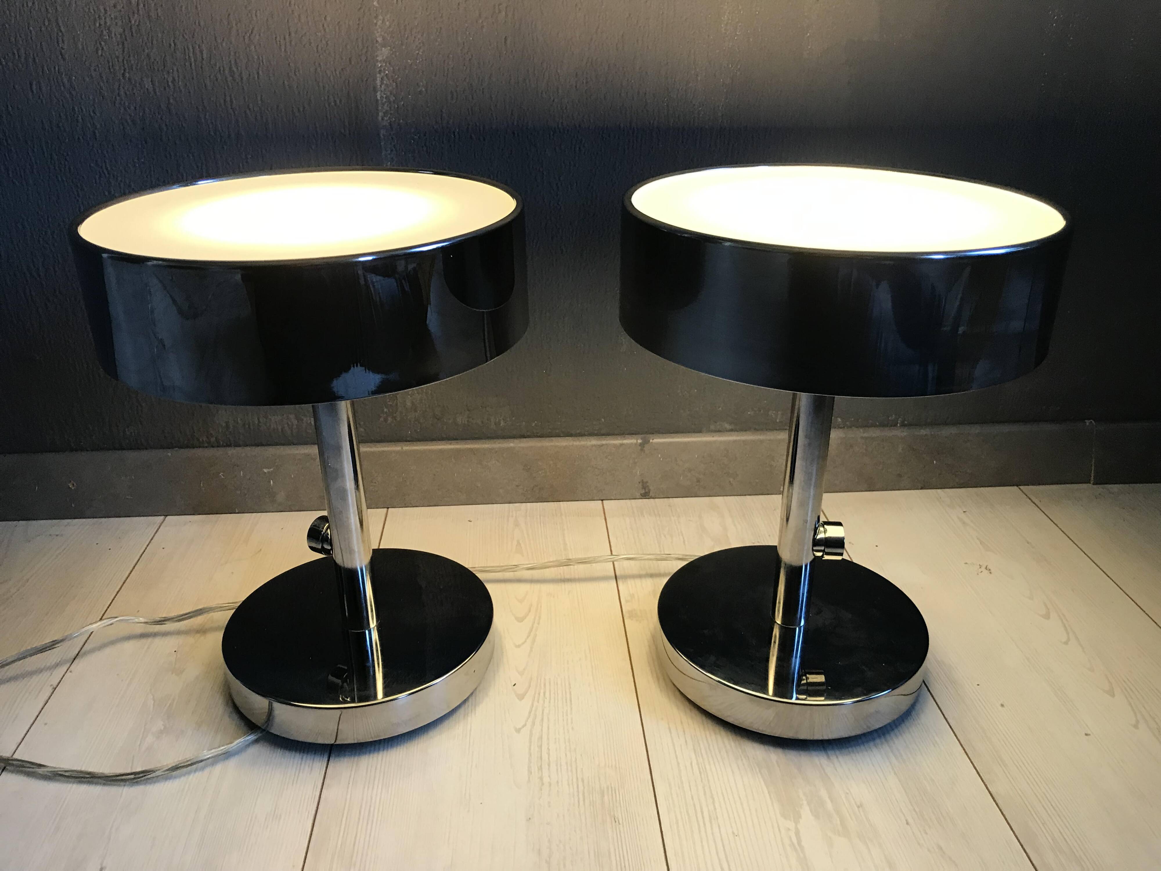 2 x Ikea Stockholm table lamp designer Ola Wihlborg