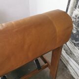 Tawny leather heater