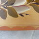 Russian tray in vintage painted wood