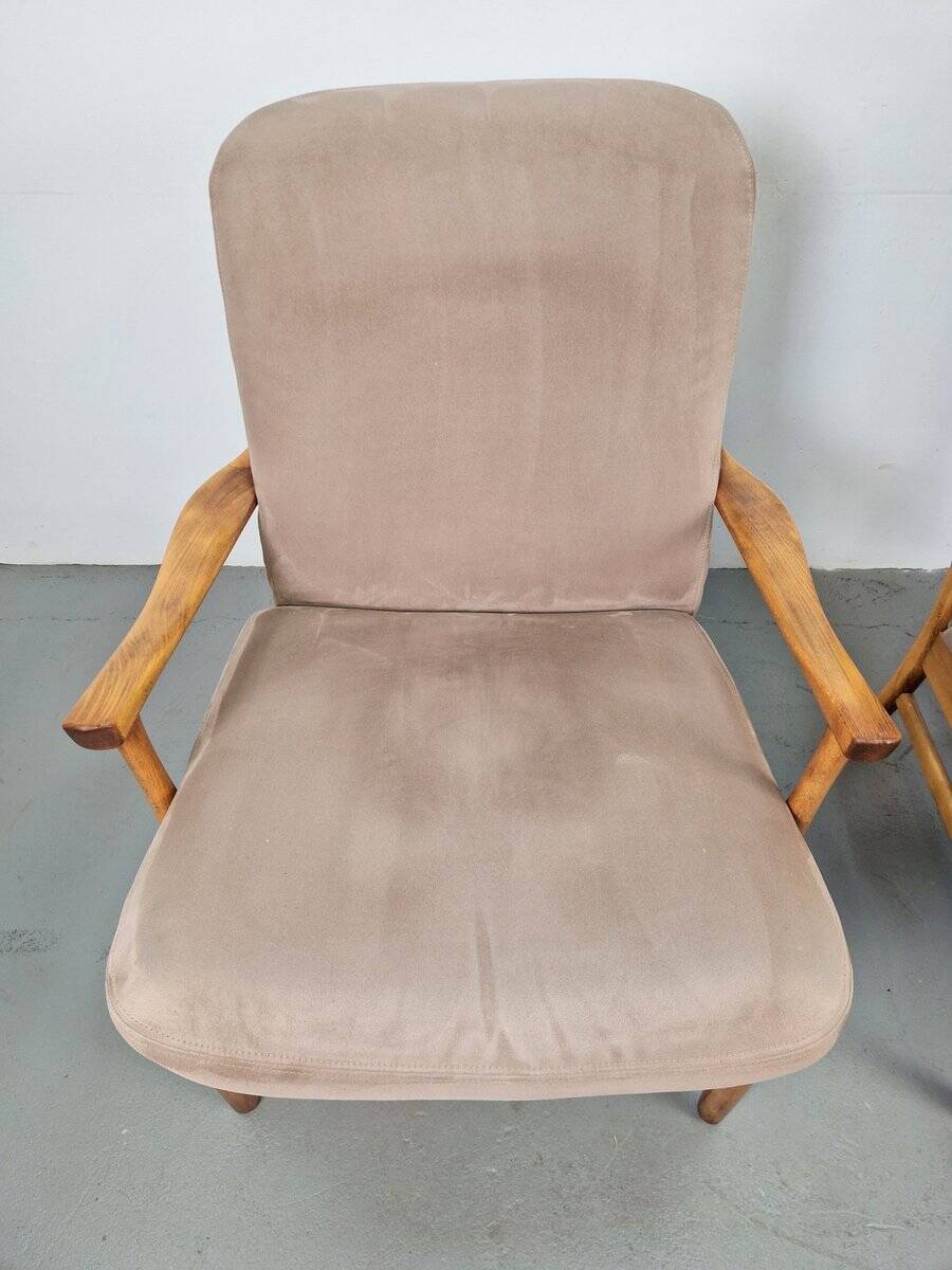 Fauteuils en hêtre vintage de Farstrup Møbler, années 1970, ensemble de 2
