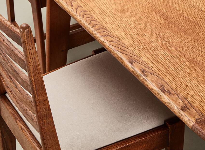 Rare Dining Set by Bas van Pelt for My Home Netherlands 1940s