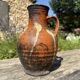 Ancient terracotta pitcher from the 19th century.