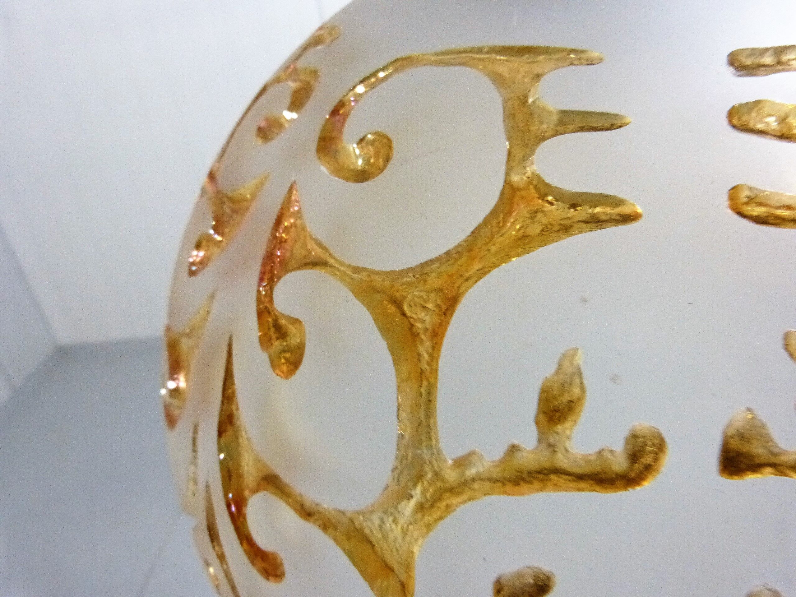 Peill & Putzler glass hanging lamp 1960-70’s