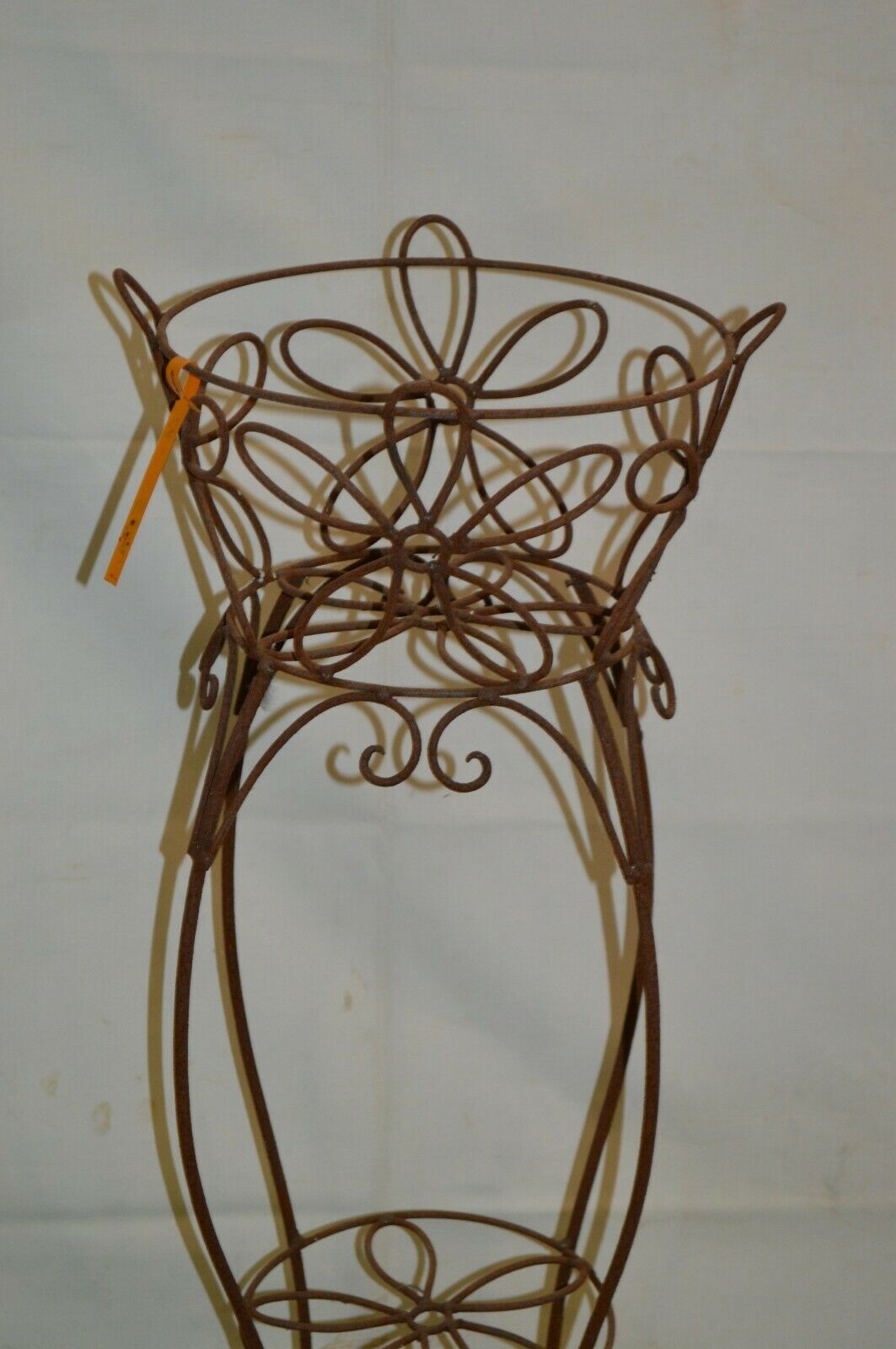 wrought iron planter