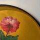 Hand-painted wooden serving tray with floral decor and country decor