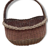 Panier bateau à grande anse
