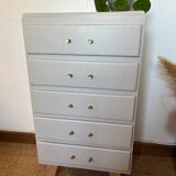 Vintage chiffonier with compass feet