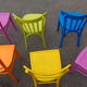 Suite de 6 chaises bistrot custom