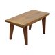 Vintage Solid Teak Wooden Side Table Plant Table Sixties