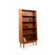 Danish conical bookshelf in teak by Johannes Sorth