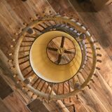 Rattan floor lamp 50s/60s