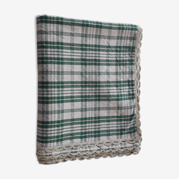 Rectangular linen tablecloth