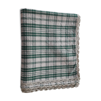 Rectangular linen tablecloth