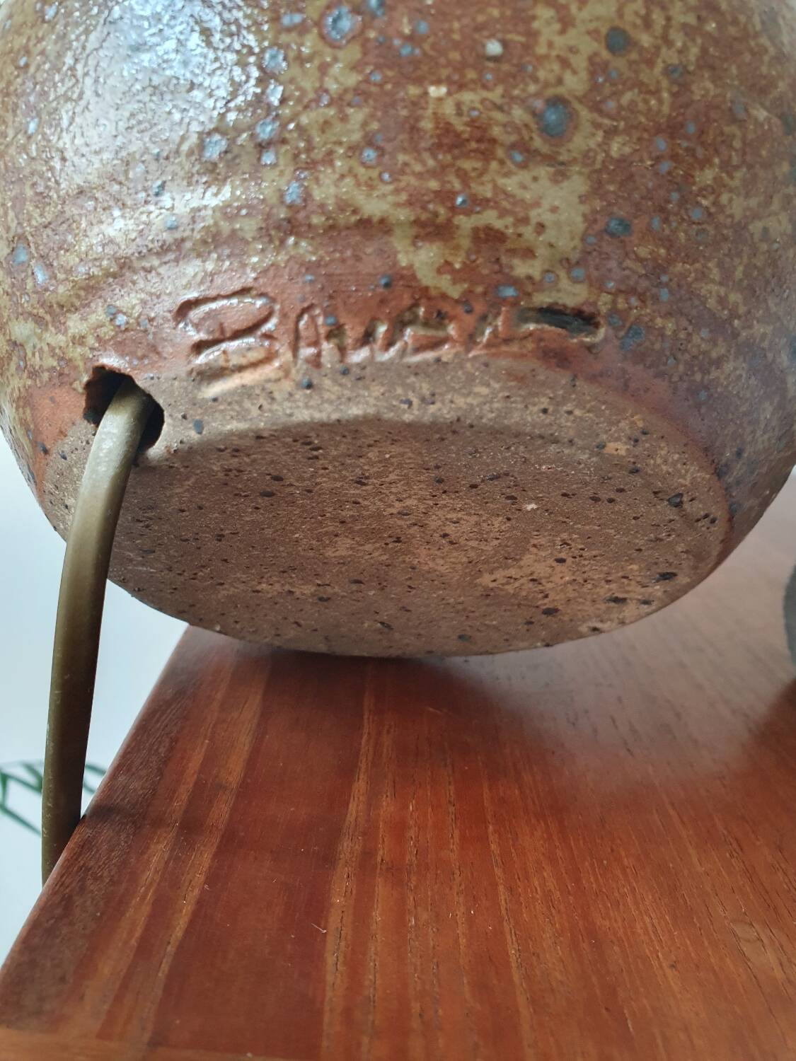 Baudat vintage sandstone lamp