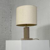 Vintage marble and brass lamp