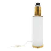 Lamp base in white opaline glass, Uno & Östen Kristiansson for Luxus Su