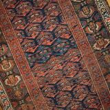 Handmade antique Persian Kurdish runner 100cm x 356cm 1900s