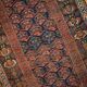 Tapis couloir persan kurde antique fait main 100 cm x 356 cm années 1900