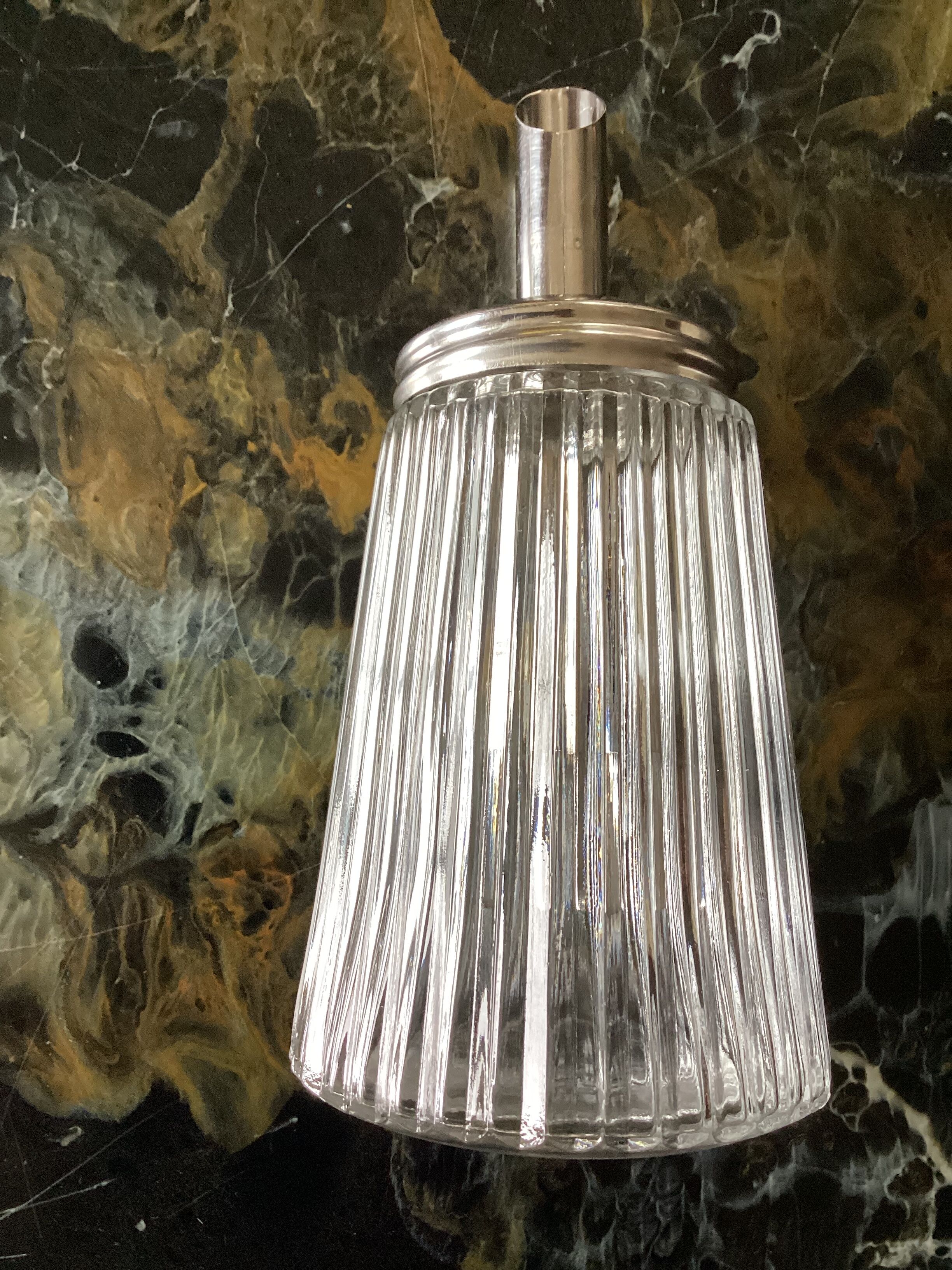 Uwo vintage glass sugar dispenser