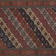Vintage Turkish handmade rug 126x195 cm