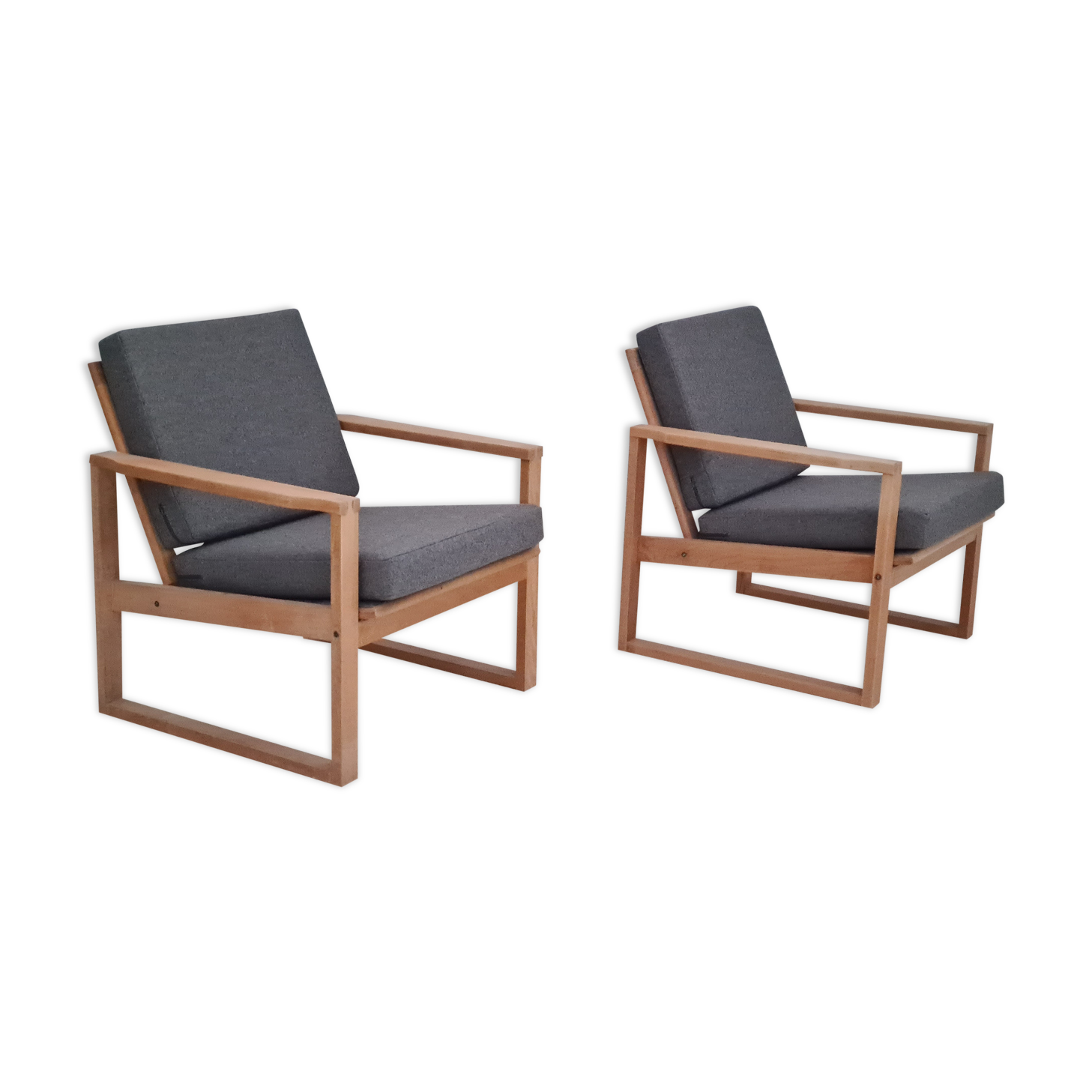 1970s, danish armchair, reupholstered, furniture wool, beech wood