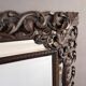 Grand miroir en bois sculpté, style baroque, xixe siècle