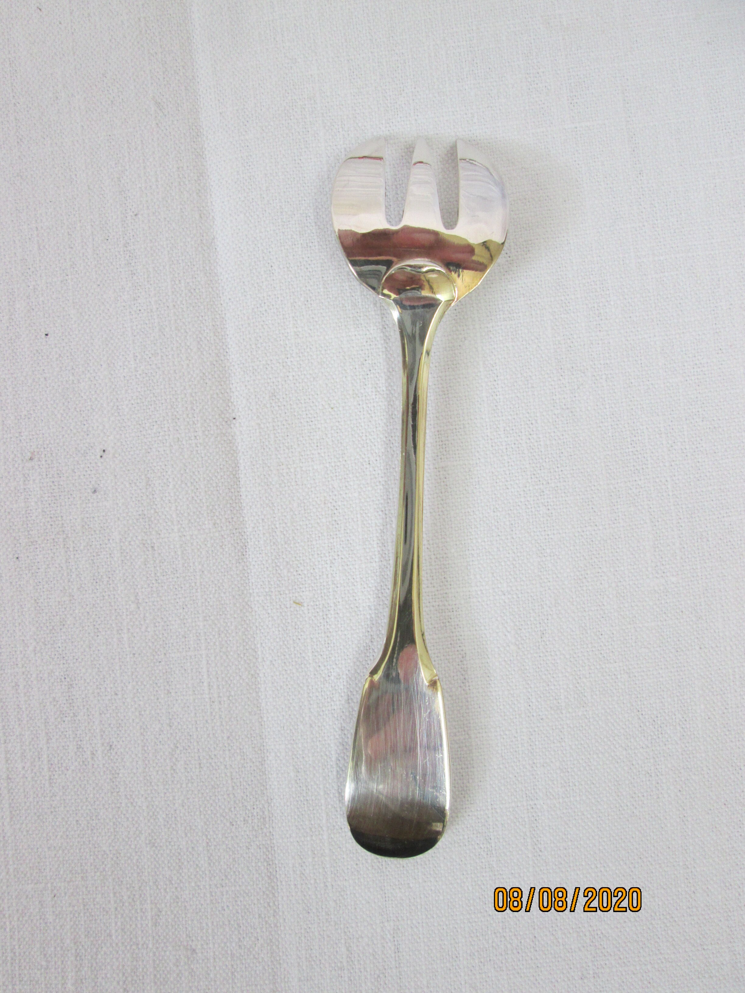 12 silver metal oyster forks