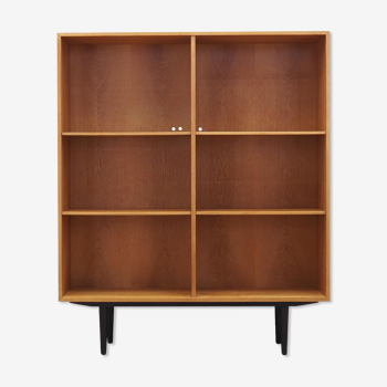 Ash bookcase, Danish design, 1970s, manufactured by Omann Jun