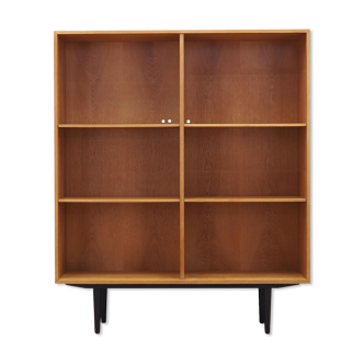 Ash bookcase, Danish design, 1970s, manufactured by Omann Jun