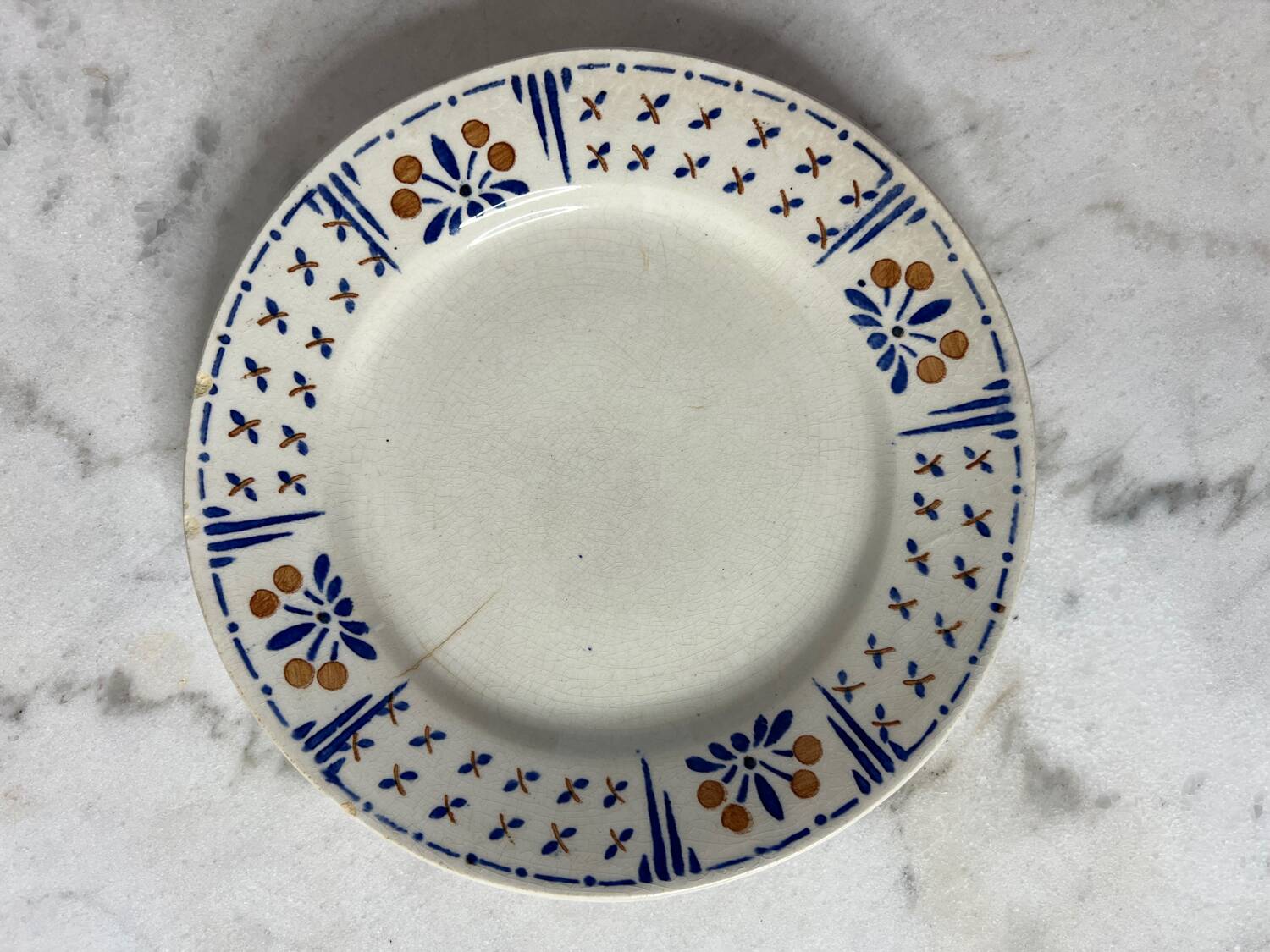 Lot de 4 assiettes GIEN